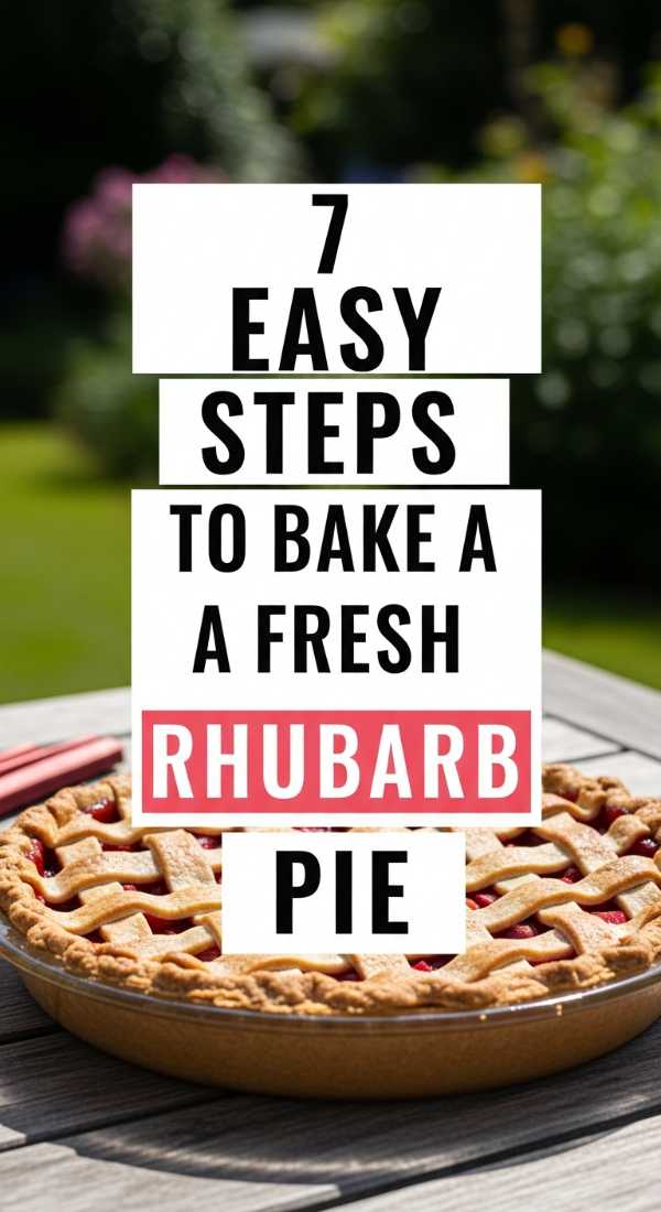 7 Easy Steps To Bake A Fresh Rhubarb Pie 6a06d00581ac7