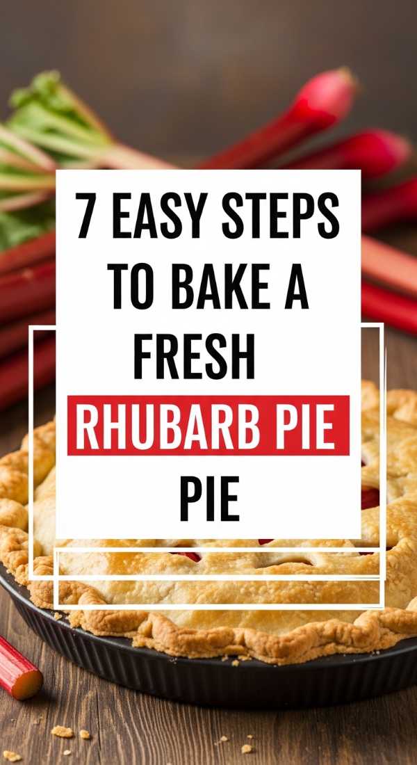 7 Easy Steps To Bake A Fresh Rhubarb Pie 6a06e6e7eb63c