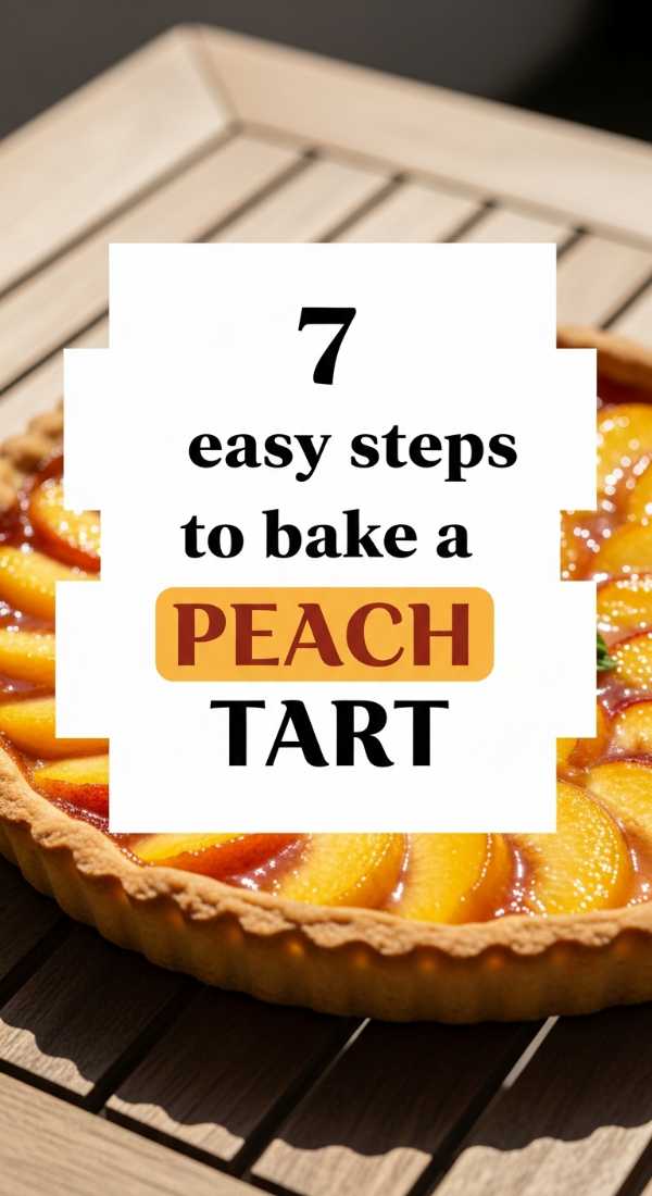 7 Easy Steps To Bake A Peach Tart 6a0170bb6a563