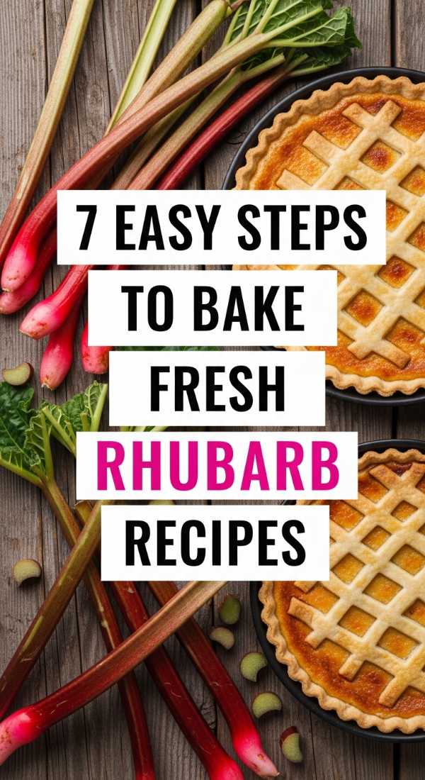 7 Easy Steps To Bake Fresh Rhubarb Recipes 6a06bc75c95ac