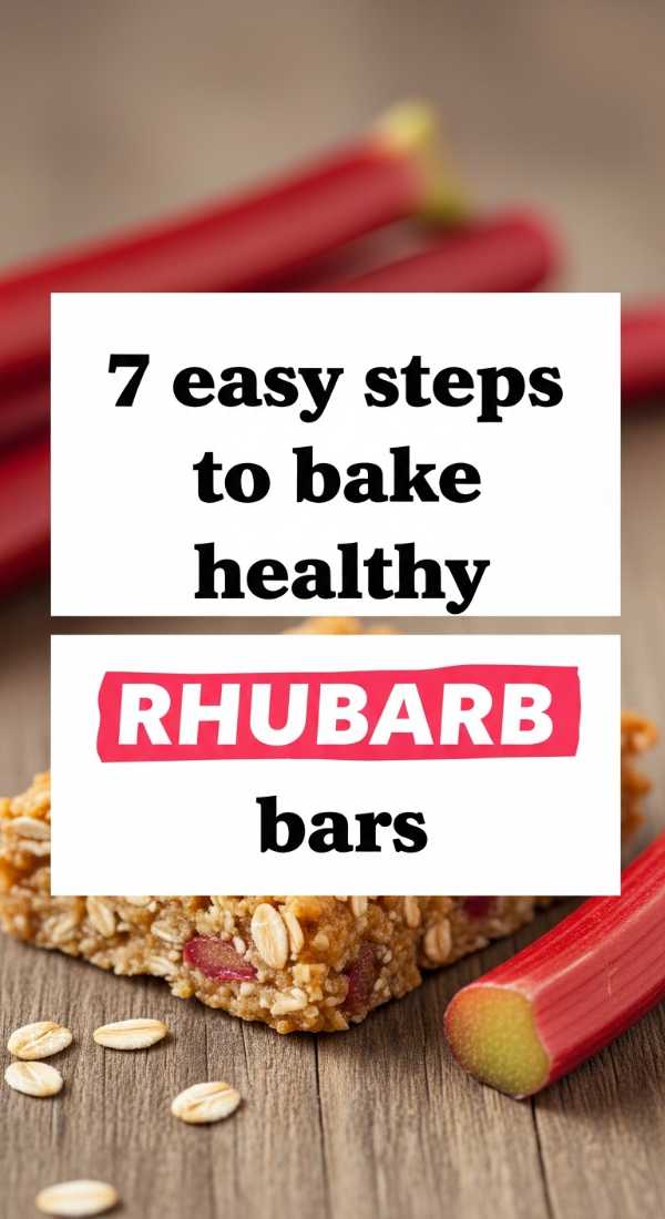 7 Easy Steps To Bake Healthy Rhubarb Bars 6a06e6de3fed2