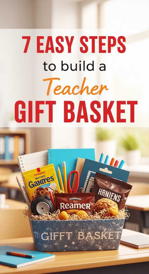 7 Easy Steps To Build A Teacher Gift Basket 6a0dc13ea9b1b