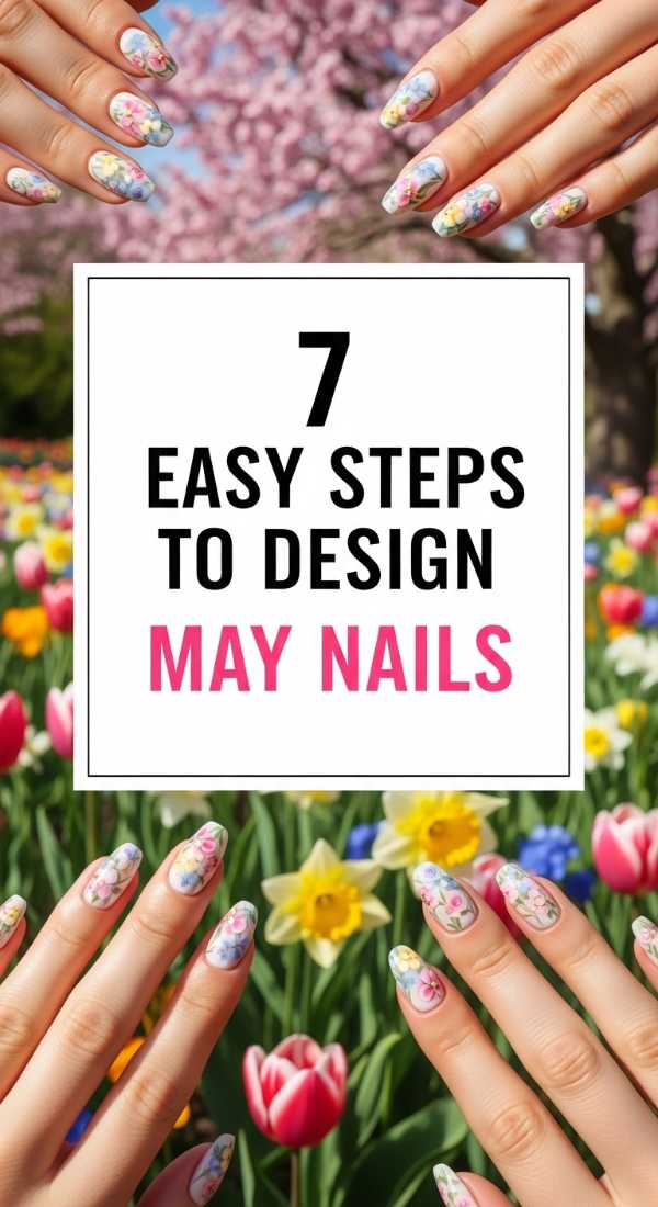 7 Easy Steps To Design May Nails 6a059cbfe8fab