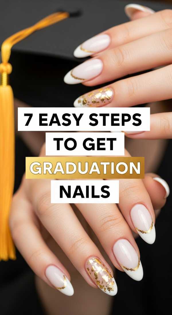 7 Easy Steps To Get Graduation Nails 6a05a142cf036