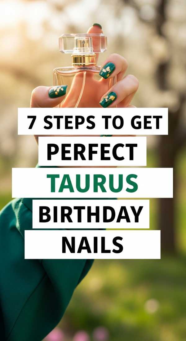7 Easy Steps To Get Perfect Taurus Birthday Nails 6a05a14b009b8