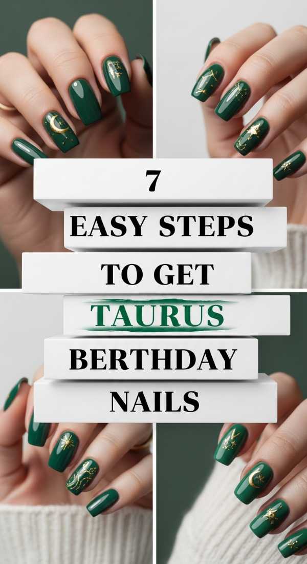 7 Easy Steps To Get Taurus Birthday Nails 6a05a3f73d955