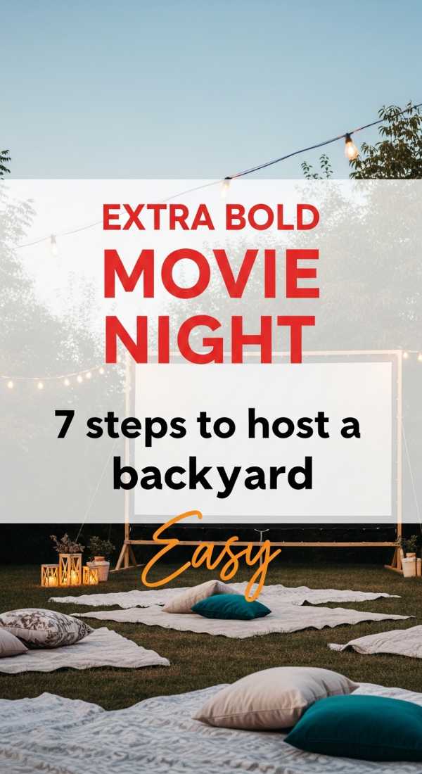 Garden Party Perfection: The Ultimate Roadmap to Hosting Under the Stars 7 Easy Steps To Host A Backyard Movie Night 6a157cb31569e