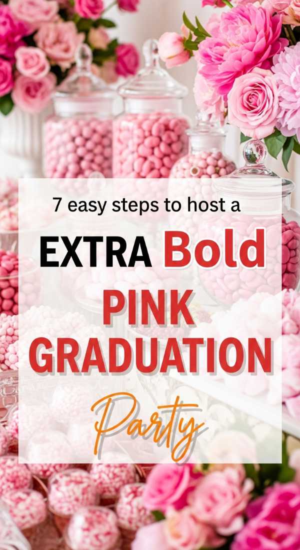 7 Easy Steps To Host A Pink Graduation Party 6a057bc0ca0e7