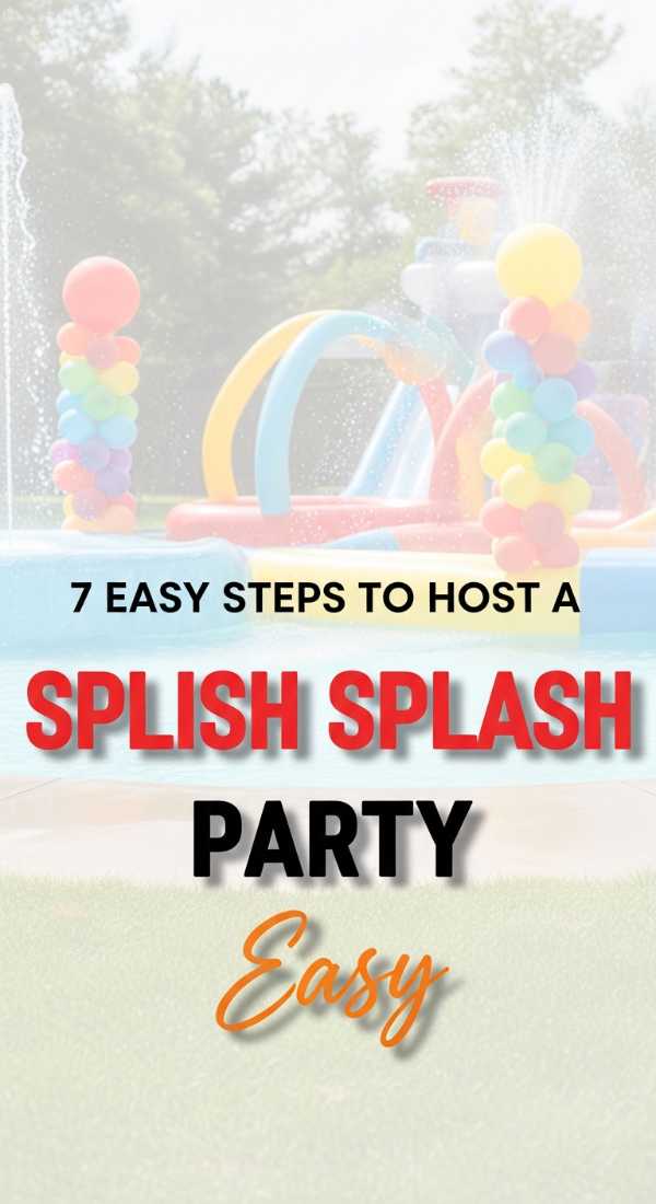 7 Easy Steps To Host A Splish Splash Birthday Party 6a157afd8b975