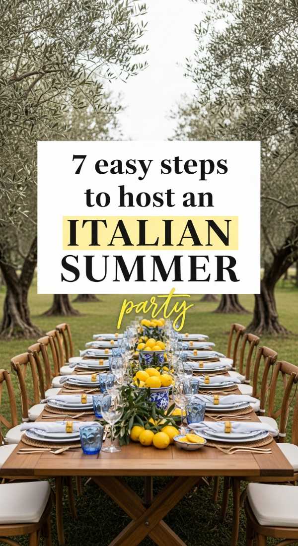 7 Easy Steps To Host An Italian Summer Party 6a0de761c9807