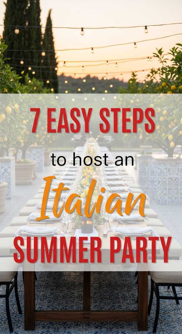 Ciao, Bella! 5 Secrets to Hosting an Authentic Italian Summer Bash 7 Easy Steps To Host An Italian Summer Party 6a157c786b9cc