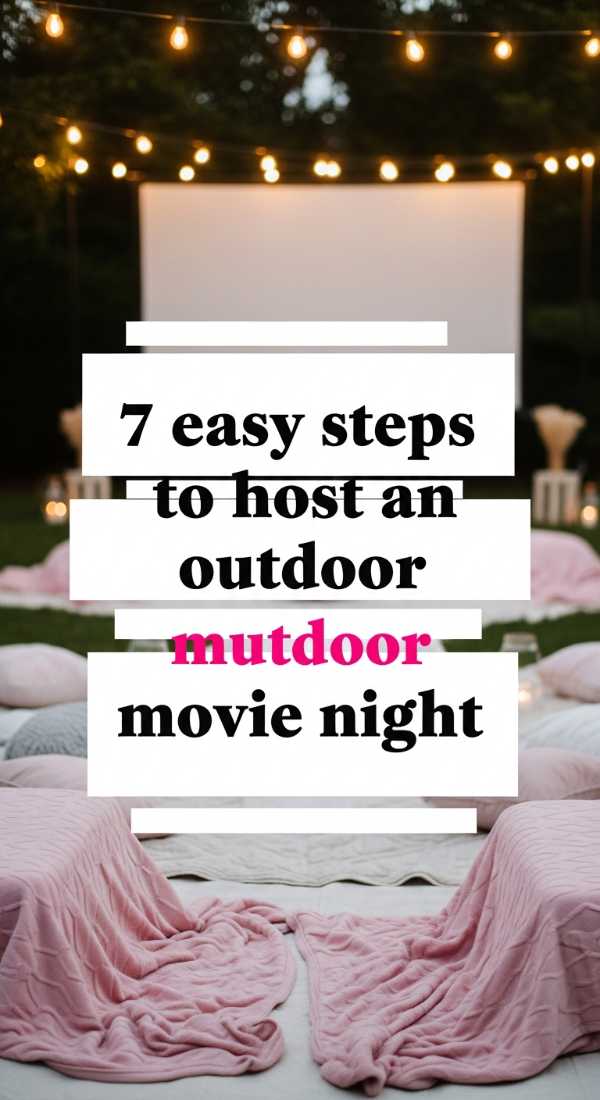 7 Easy Steps To Host An Outdoor Movie Night 6a0de7465be2d