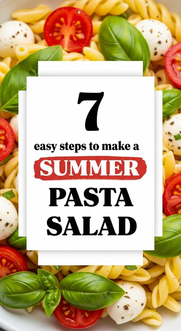 7 Easy Steps To Make A Summer Pasta Salad 6a06bdcb4bfac