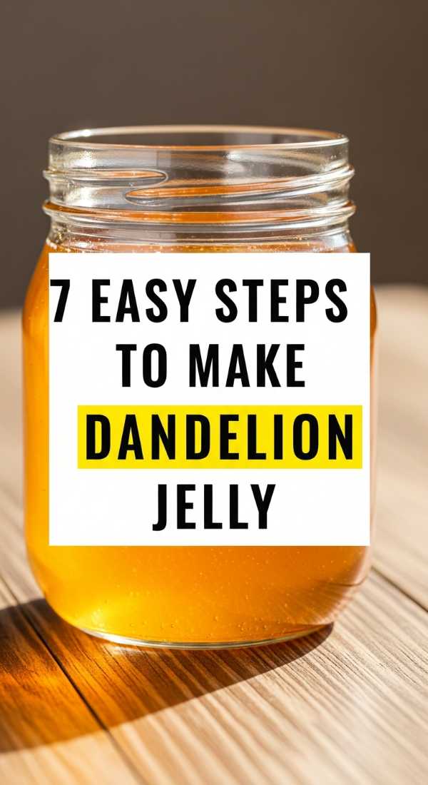 7 Easy Steps To Make Dandelion Jelly 69f59f758b007