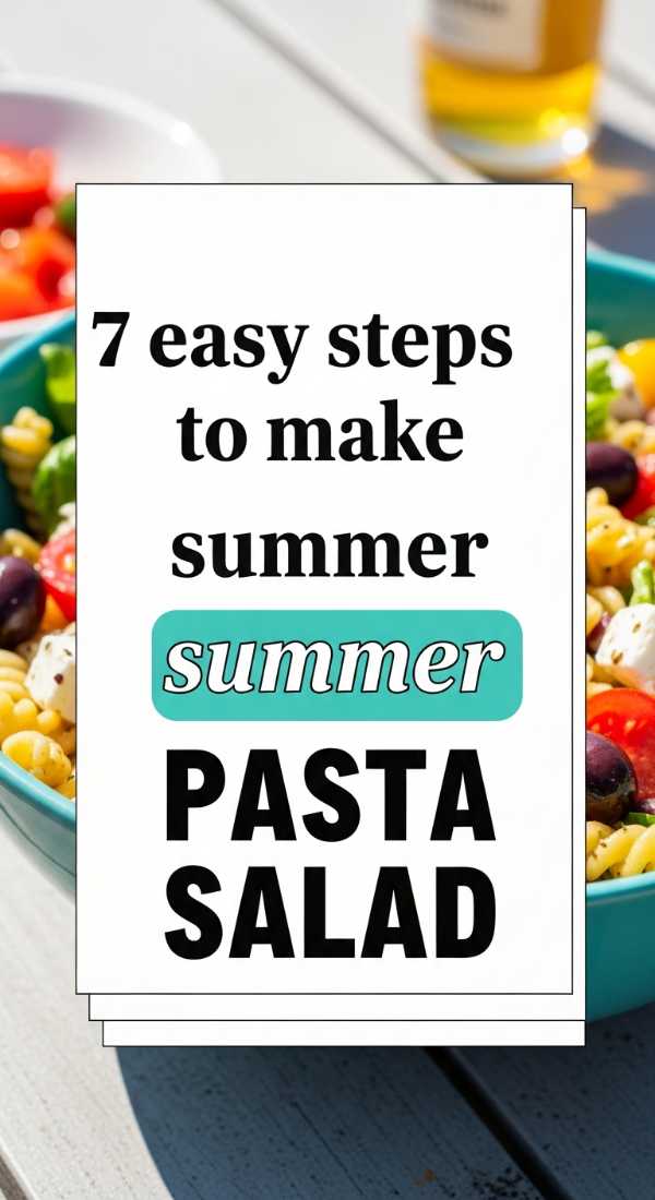 7 Easy Steps To Make Summer Pasta Salad 6a06bde8a93fa