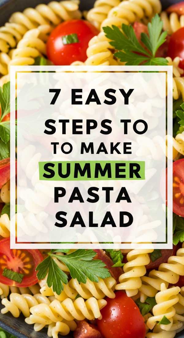 7 Easy Steps To Make Summer Pasta Salad 6a06c2233b1f4
