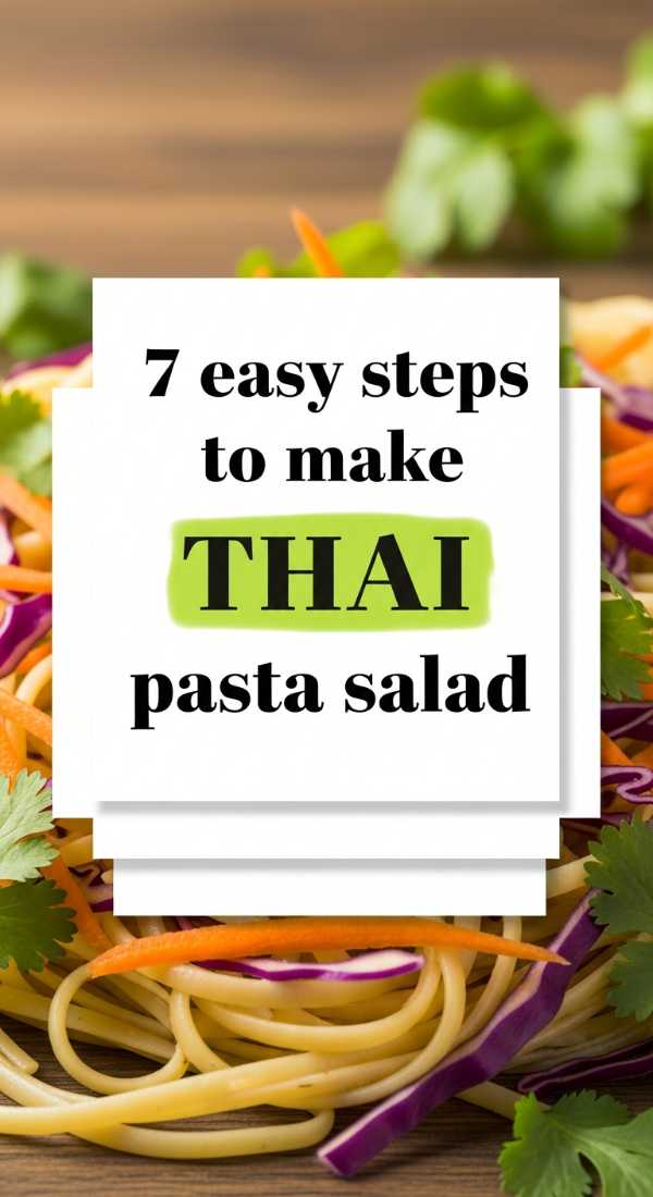 7 Easy Steps To Make Thai Pasta Salad 6a10a0c79762f