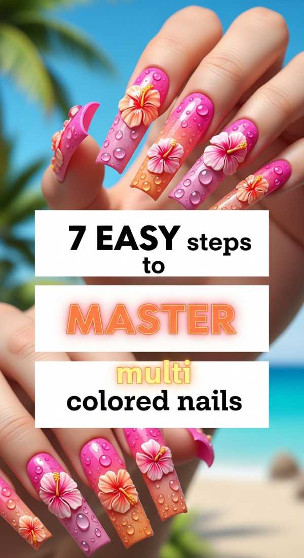 7 Easy Steps To Master Multi Colored Nails 6a0f114e01b8f