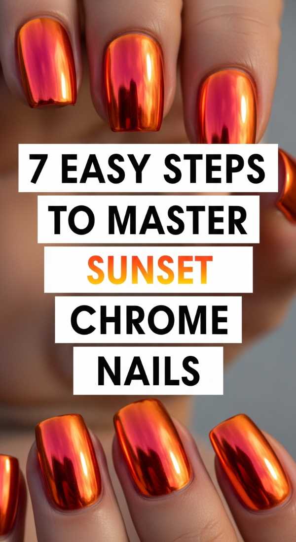 7 Easy Steps To Master Sunset Chrome Nails 6a0599ad6aaed