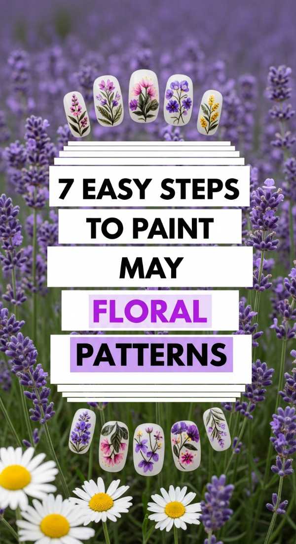 7 Easy Steps To Paint May Floral Patterns 69fb987279b68