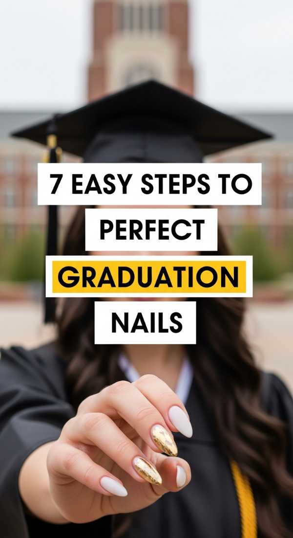 7 Easy Steps To Perfect Graduation Nails 6a05a51ae8d8a