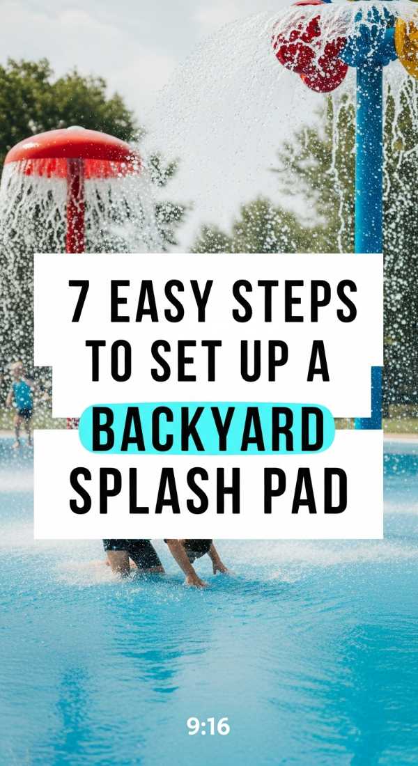 7 Easy Steps To Set Up A Backyard Splash Pad 69fc2d68ad169