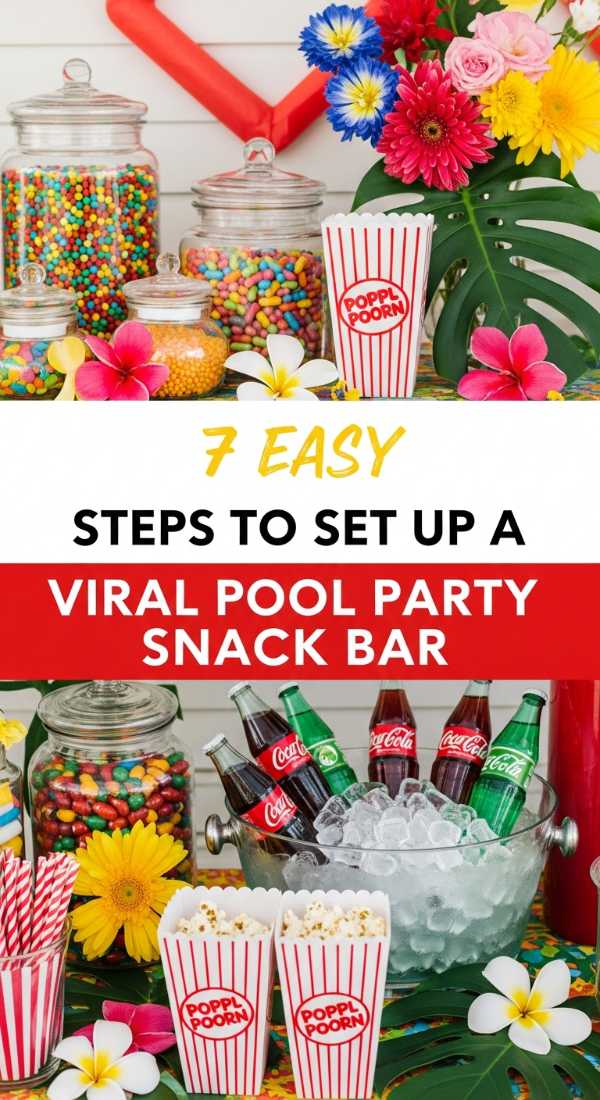 The Pool Party Checklist: Everything You Need for a Sun-Soaked Celebration 7 Easy Steps To Set Up A Viral Pool Party Snack Bar 6a0dbfa954bfa