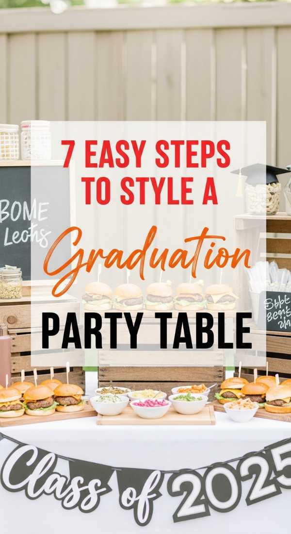 7 Easy Steps To Style A Graduation Party Table 6a0031c6556c8