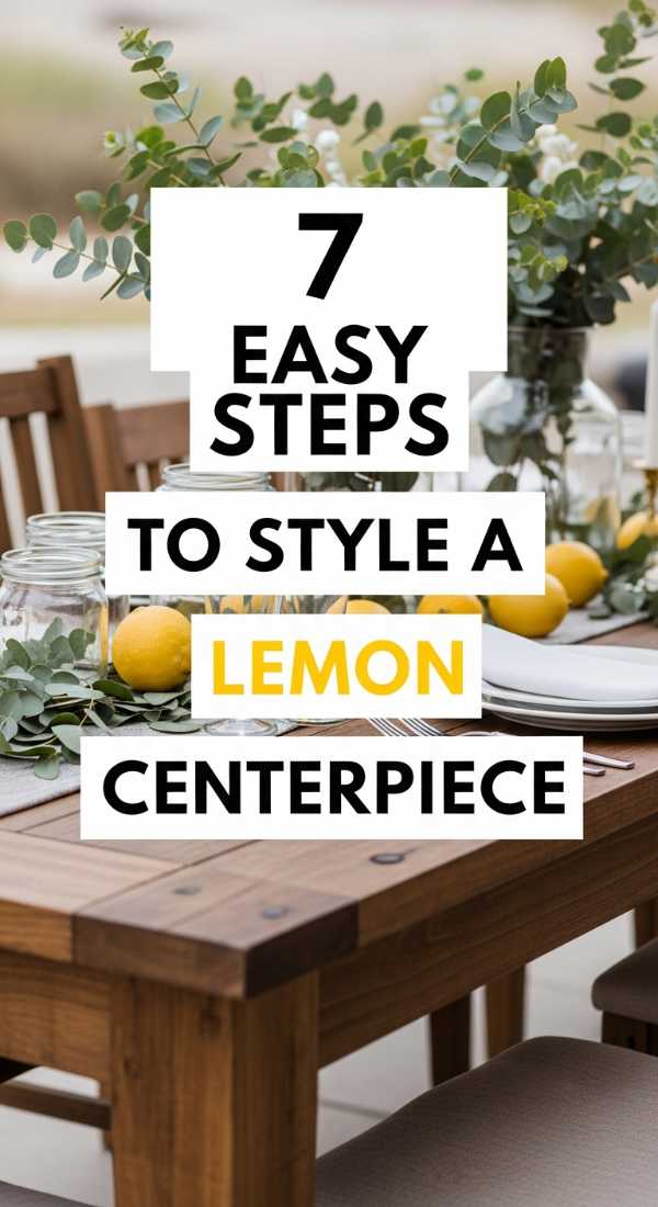 7 Easy Steps To Style A Lemon Centerpiece 6a021b2197951