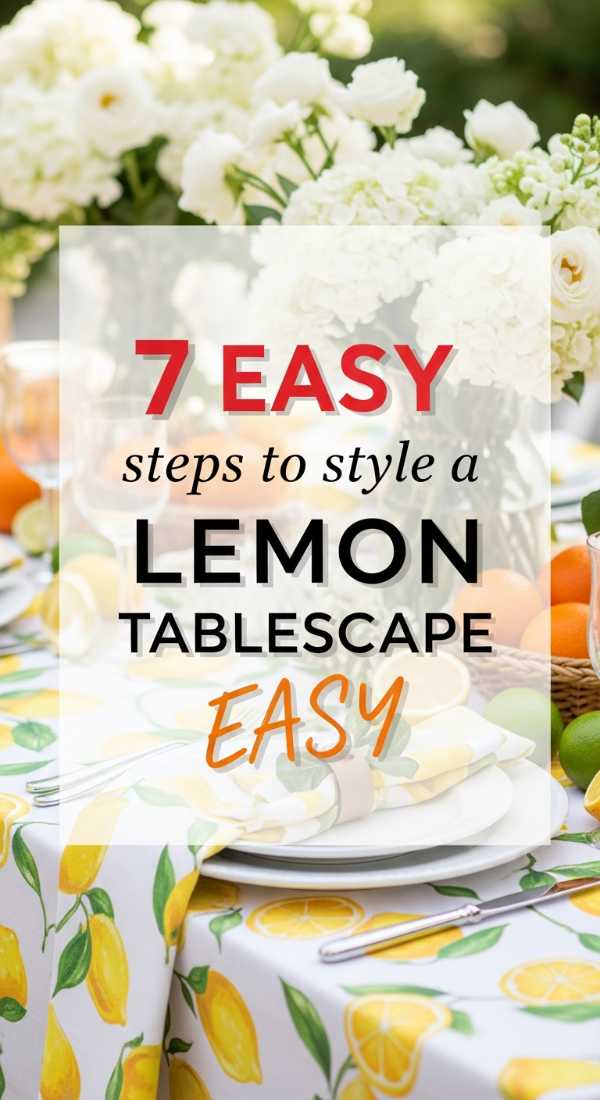 7 Easy Steps To Style A Lemon Tablescape 69f86c5d0e8f3