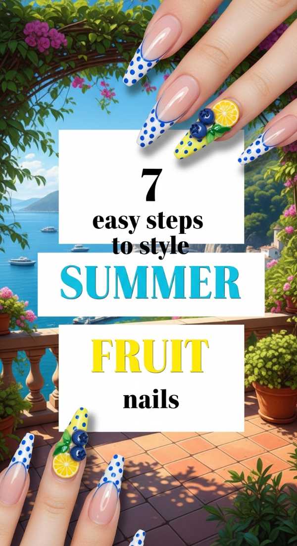 7 Easy Steps To Style Summer Fruit Nails 6a021e670765f