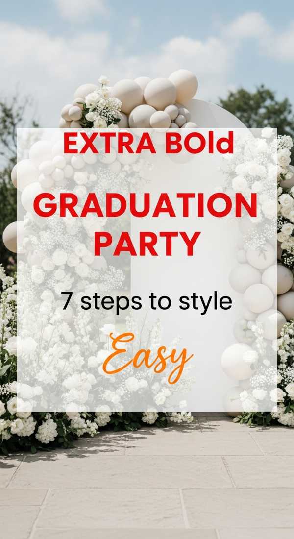 7 Easy Steps To Style Your Graduation Party 6a0db3c194652