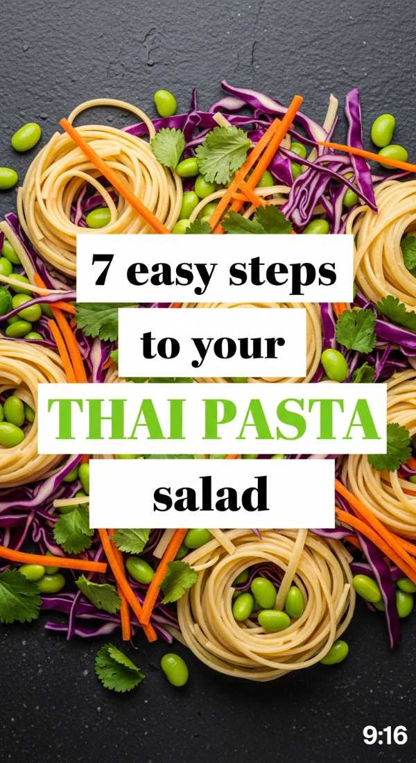 7 Easy Steps To Your Thai Pasta Salad 6a1097cb6edc4