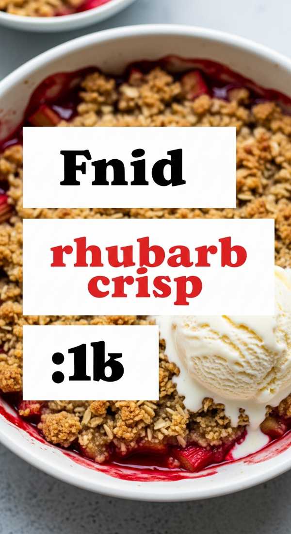 7 Easy Tips For The Perfect Rhubarb Crisp 69fd8a9c99af8