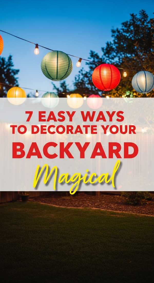 7 Easy Ways To Decorate Your Backyard 6a02130268a9d