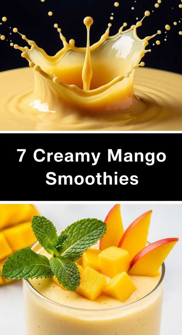 7 Easy Ways To Make Creamy Mango Smoothies Step By Step Guide 69f451e57af8d