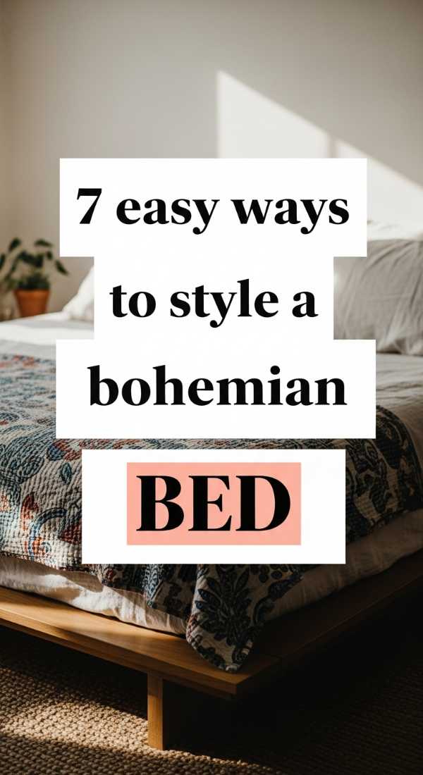 7 Easy Ways To Style A Bohemian Bed 6a0326f24f0e6