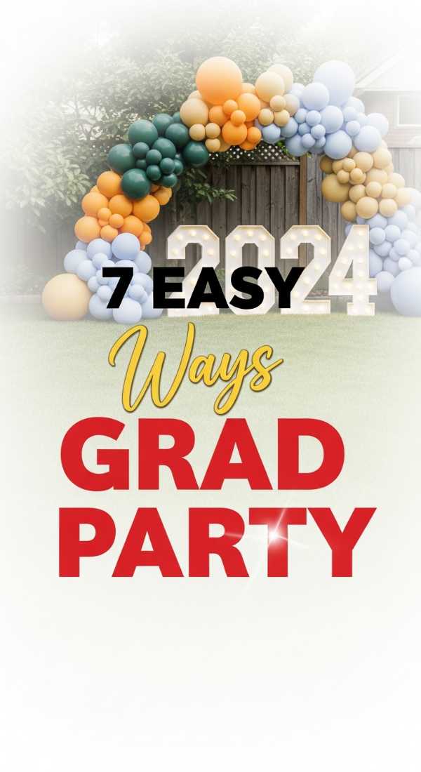 Party Under the Stars: Your Go-To Outdoor Celebration Board 7 Easy Ways To Style Grad Party Decor 6a157c916209f