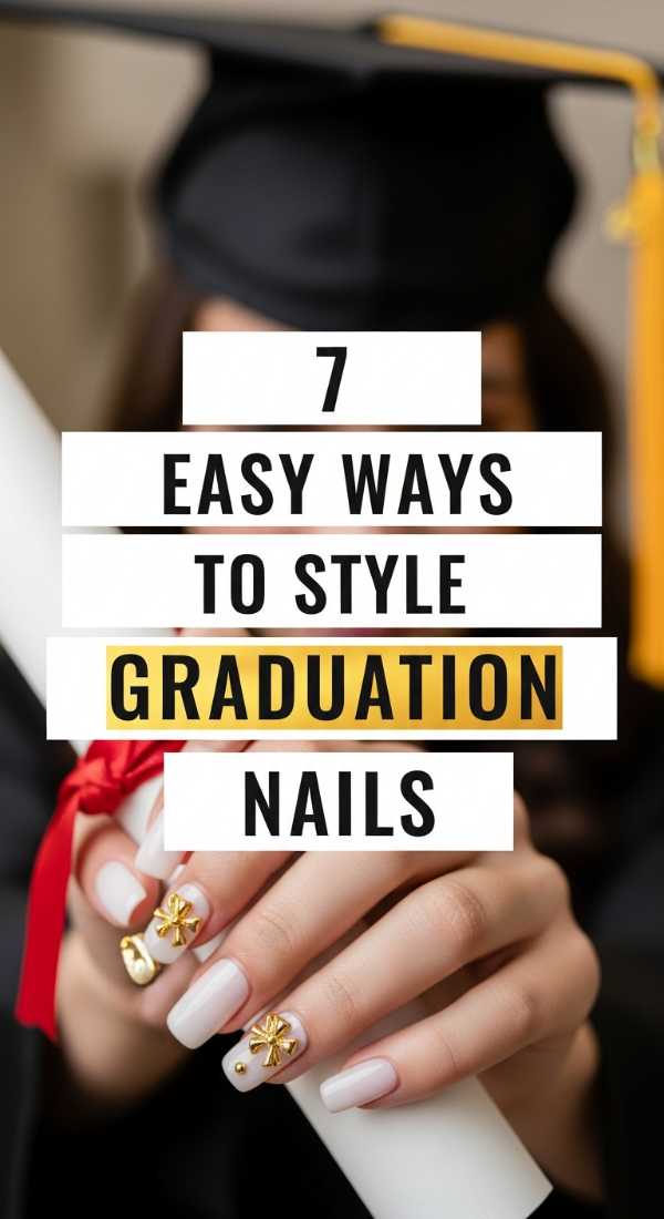 7 Easy Ways To Style Graduation Nails 6a0597c96f97a