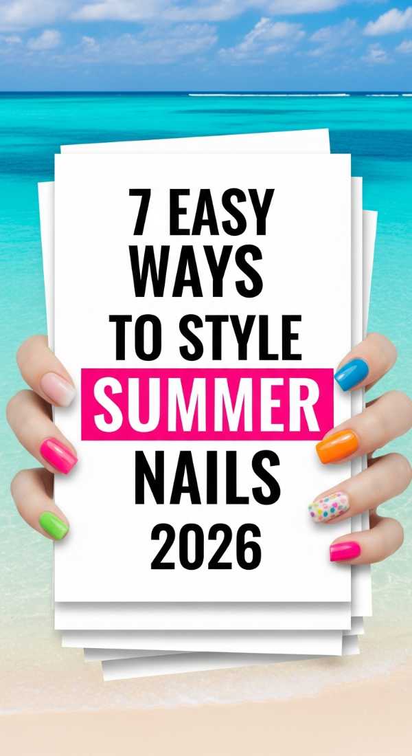 7 Easy Ways To Style Summer Nails 2026 6a0595c1a3cfe