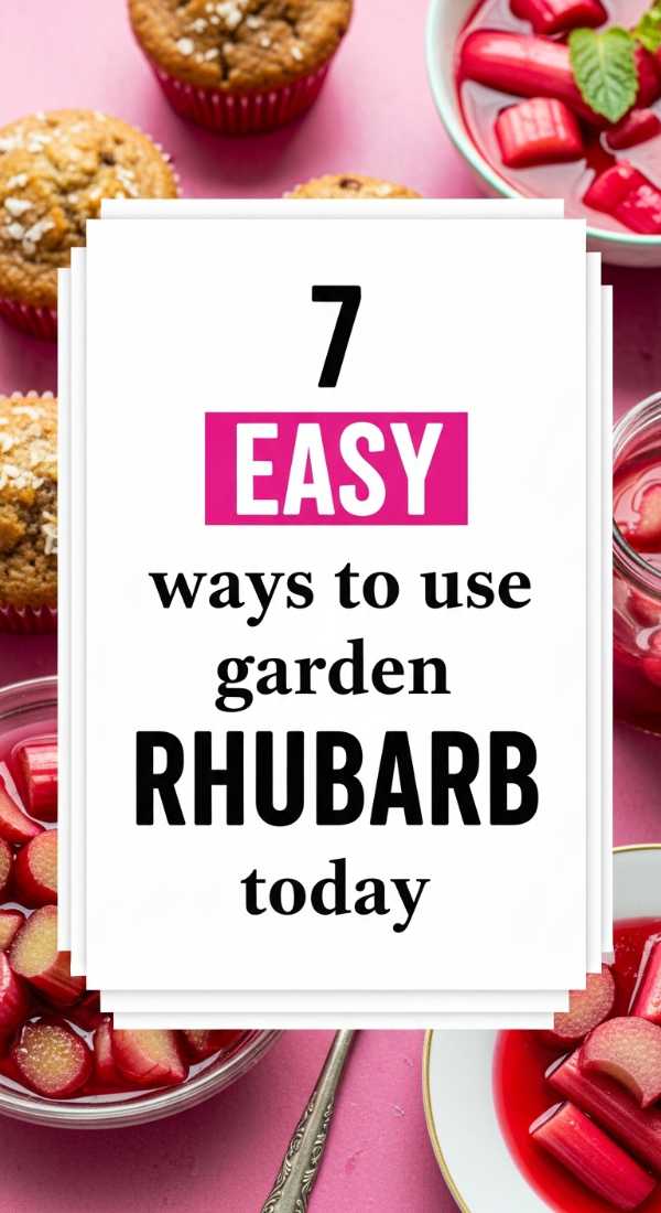 7 Easy Ways To Use Garden Rhubarb Today 69fd8cc23e480