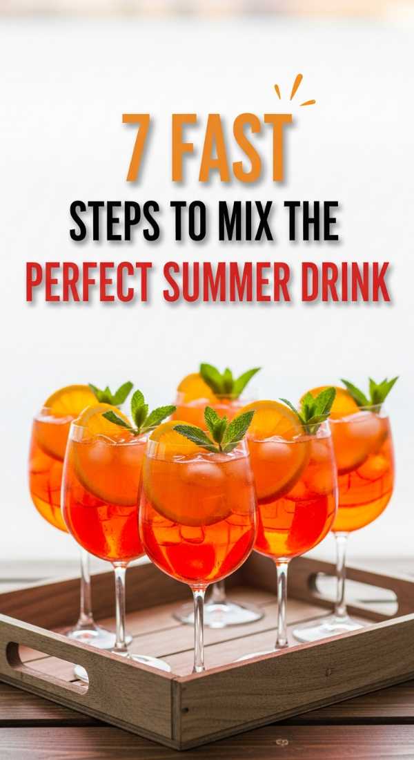 7 Fast Steps To Mix The Perfect Summer Drink 6a002e40d0c65