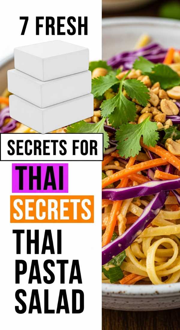 7 Fresh Secrets For Thai Pasta Salad 6a1097a7cdd12