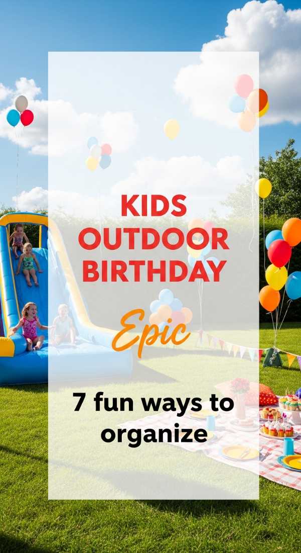 7 Fun Ways To Organize Outdoor Birthday Party Ideas For Kids 6a057bc442aff