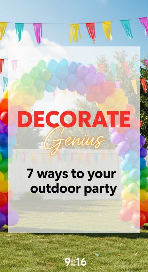 7 Genius Ways To Decorate Your Outdoor Party 69f86c6c43672