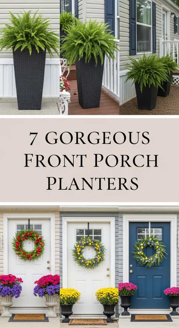 Summer Living: The Complete Guide to a Breezy, Sun-Drenched Aesthetic 7 Gorgeous Front Porch Planters 6a04c96e47382
