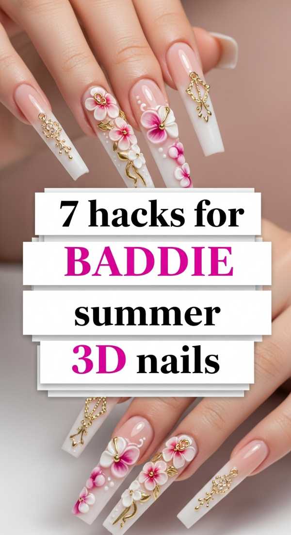 7 Hacks For Baddie Summer 3d Nails 6a031a1483217