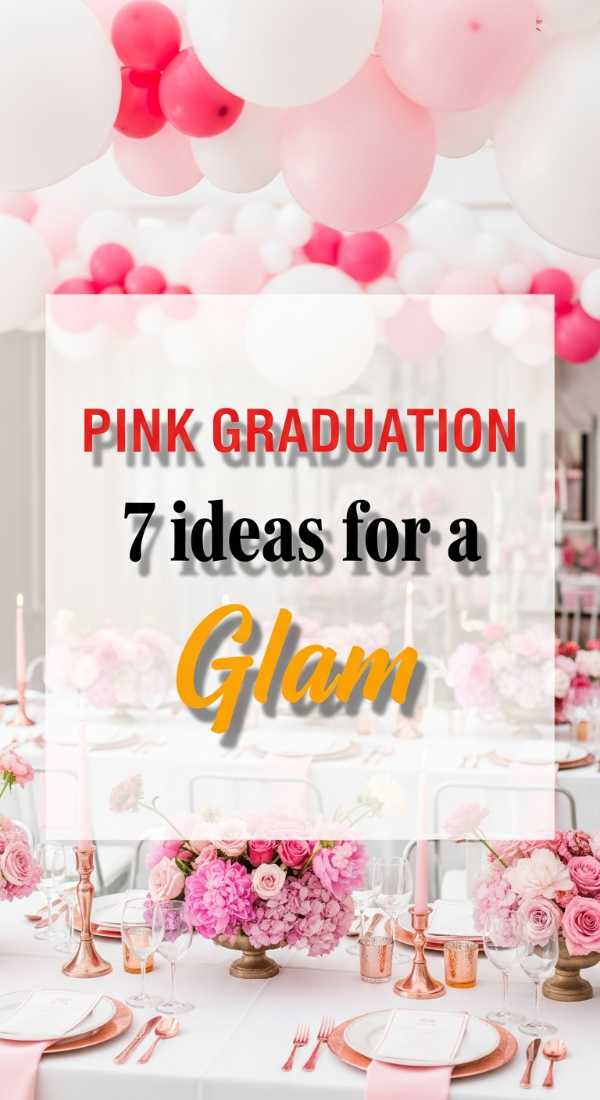 7 Ideas For A Chic Pink Graduation Party 69f725418f07c