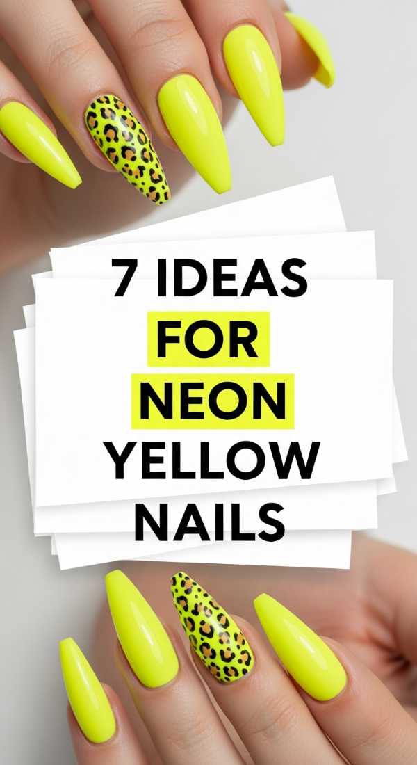 7 Ideas For Neon Yellow Nails 6a05a704751d7
