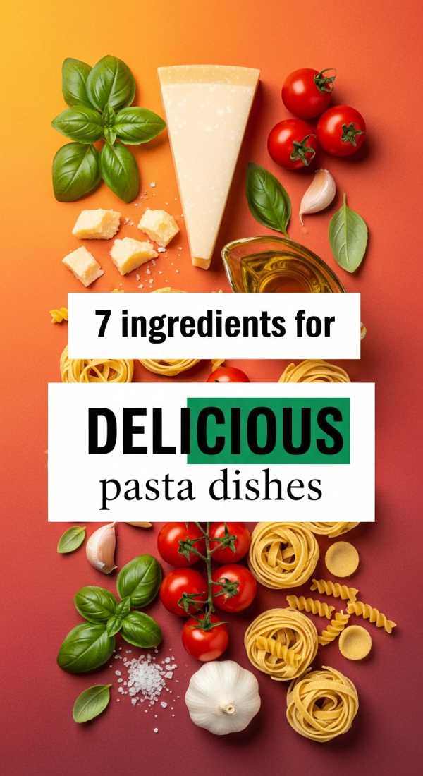 Carb Heaven: The Definitive Collection of Mouthwatering Pasta 7 Ingredients For Delicious Pasta Dishes 6a1098bad9902